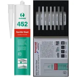 Ramsauer 452 Sanitär Elast 1K Silicon Dichtstoff 310ml Kartusche