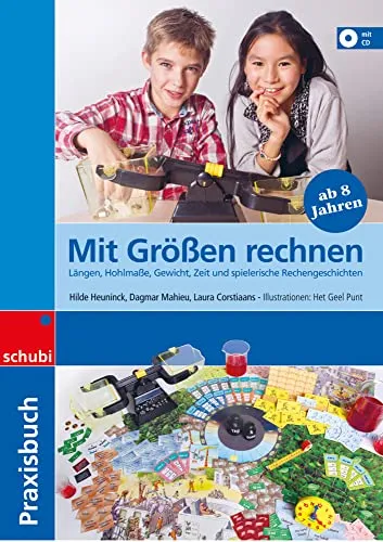 Mit Größen rechnen: Praxisbuch für Längen, Gewicht und Zeit - Mathematik für Berufsschule mit Dienes-Materialien, ideal für anschaulichen und spielerischen Unterrichtseinsatz.