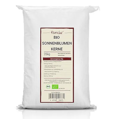  25kg BIO Sonnenblumenkerne geschält, Kerne BIO zum Backen & mehr 4,20 EUR/kg