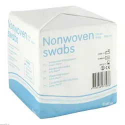 Vlieskompressen unsteril 10x10 cm 4lagig - 100 Stück - Praktische 4lagige Vlieskompressen in der Größe 10x10 cm, ideal für die Wundversorgung. Hochwertiges Verbandsmaterial für den professionellen Einsatz.