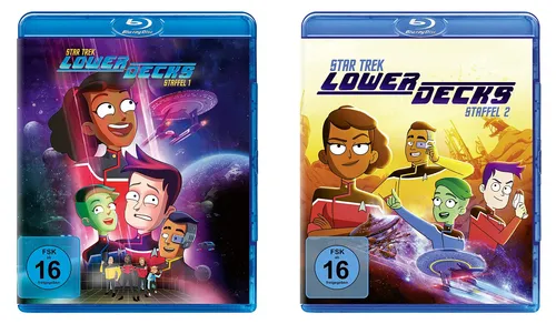 Blu-rays * STAR TREK : LOWER DECKS - SEASON / STAFFEL 1 + 2 IM SET # NEU OVP + 2