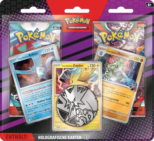 Pokémon-Sammelkartenspiel: Aufgewerteter 2er-Pack-Blister mit Holografischen Karten