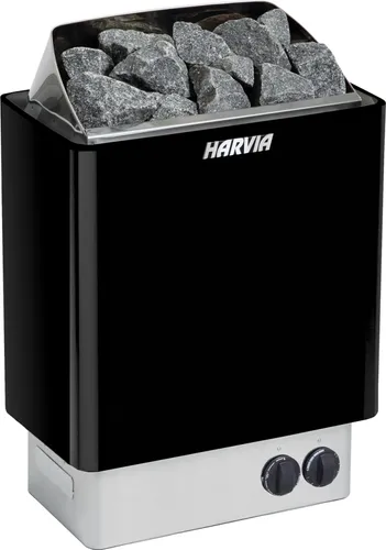 Harvia KIP60 Black Saunaofen 6 kW - Sonstiges Saunazubehör, integrierte Steuerung für einfache Bedienung und schnelle Aufheizung, perfekt für Saunen von 5-8 m³.