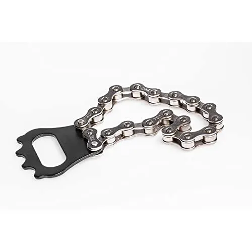 Fahrradkette Flaschenöffner in silber von Nodshop