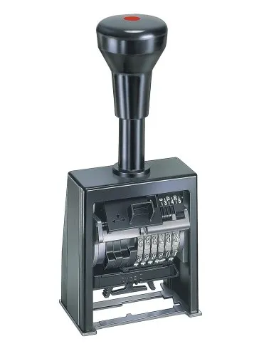 Reiner B6K Paginierstempel 6-stellig 5.5 mm - Sonstige Büroutensilien mit robuster Konstruktion für starke Beanspruchung, automatische fortlaufende Nummerierung bis 999999, Made in Germany.