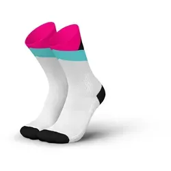 INCYLENCE Trail V1 Laufsocken 35-38 - Running-Socken mit Polsterzonen und Anti-Mücken-Behandlung, ideal für Trail- und Roadrunning. Farbe: Weiß; Größe: 35-38.