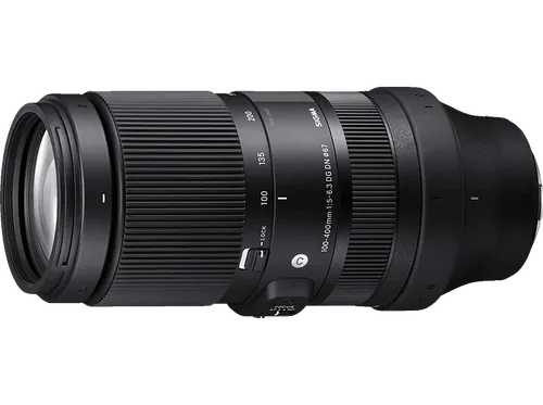 SIGMA 100-400mm DG DN OS für Fuji X-Mount - Ultra-Telezoom Objektiv - Objektive für spiegellose Vollformatkameras, handliches Design und vielseitige Brennweite von 100-400mm für kreative Fotografie.