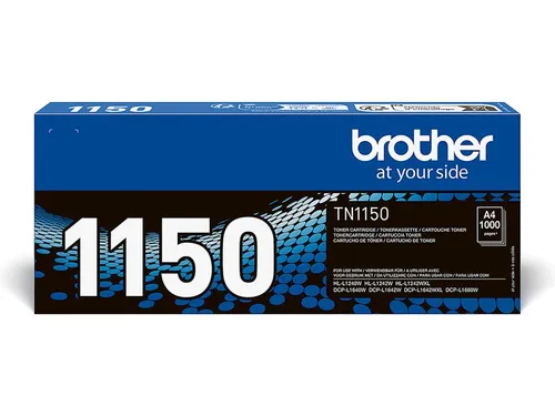 Brother TN1150 Tonerpatrone - Schwarz - Original - Tonerkassette für Brother DCP-L1640W, DCP-L1642W, HL-L1242W - Hohe Druckqualität und lange Lebensdauer für professionelle Ausdrucke.