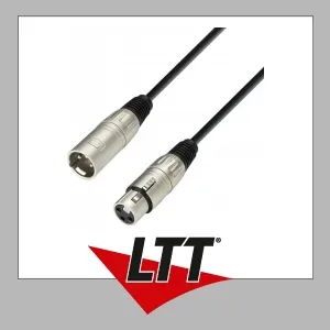 Adam Hall Cables K3 MMF 1500 Mikrofonkabel XLR female auf XLR male 15 m
