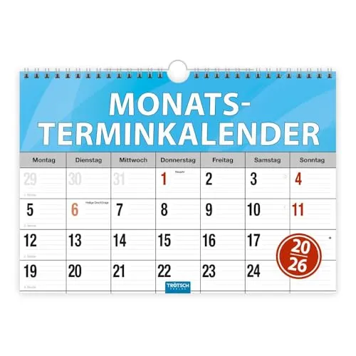 Trötsch Monatsterminer 2026 von TROTSCH