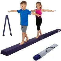 TRUTZHOLM Klappbarer Schwebebalken 270 cm Blau – Ideal für Balanceübungen - Entdecken Sie den TRUTZHOLM Klappbaren Schwebebalken mit 270 cm Länge für effektives Training zuhause. Mit nur 6 cm Höhe und klappbarem Design ist er perfekt für Einsteiger und Kinder. Inklusive praktischer Tragetasche für einfachen Transport!