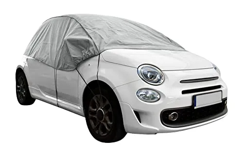 Z4L Autoabdeckung Halbgarage für Winter Sommer Herbst Scheibenabdeckung SM geeignet für Toyota Aygo Bj. ab 2005 ab 2014