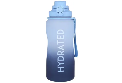 Sarcia.eu Trinkflasche Blaue Plastikflasche/Trinkflasche mit Mundstück 2,3 l