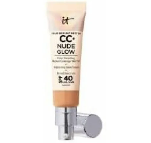 it Cosmetics CC+ Nude Glow BB-Cream SPF 40 - Neutral Tan 32 ml - Grundierung mit 90% hautpflegenden Inhaltsstoffen, sorgt für ein strahlendes Hautbild und schützt mit LSF 40 vor UV-Strahlen.