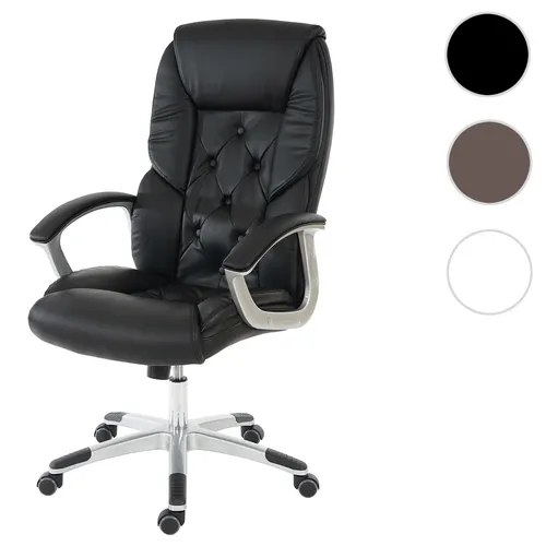 Profi-Bürostuhl L42 XXL, Chefsessel Drehstuhl, 150kg belastbar - Bürostuhl für große Menschen, extrem stabil mit max. 150 kg Belastbarkeit. Ergonomischer Sitzkomfort und modernes Design sorgen für langanhaltenden Komfort im Büro.