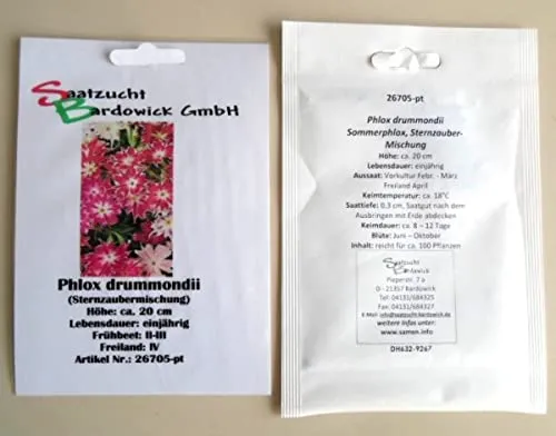 Sommerphlox Flammenblume Sternenzauber-Mischung Blumensaat Phlox Blumensamen