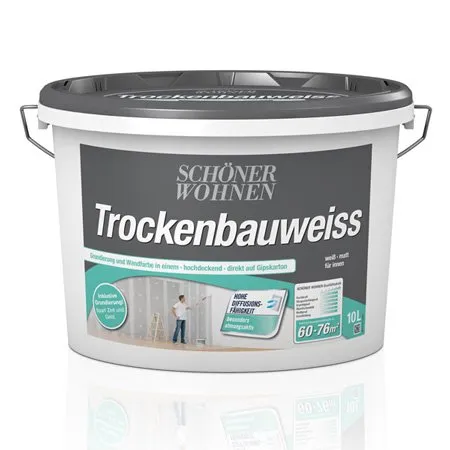 Schöner Wohnen 10 Liter Trockenbauweiss matt