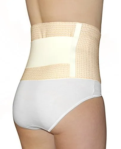 Hydas Stützbandage mit Nierenwärmer - Rückenbandagen, bietet starken Halt für die Wirbelsäule und schützt vor Kälte, ideal zur Unterstützung bei Muskelschwäche und zur Schmerzlinderung.