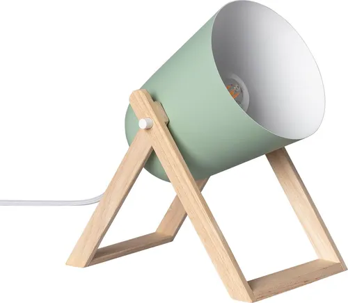 Kiume Tischlampe aus Metall in Seladongrün in grün von LEDKIA