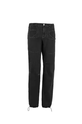 E9 - Herren Hose aus Baumwolle Klettern Life Stayl Rondo Denim 2.3 - Schwarz, Schwarz , S Plus Lungo