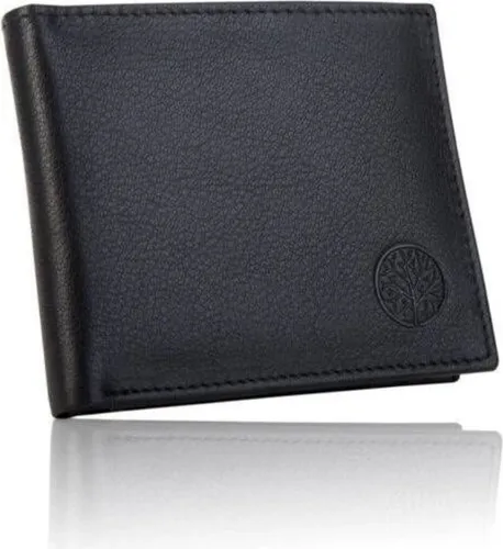 Betlewski® Herren Leder Geldbörse OPTIMAL aus echtem Ziegenleder - Herren-Geldbörse mit RFID Secure Schutz: Aus feinem Ziegenleder, kompakt und langlebig – ideal als Geschenk für den modernen Mann.