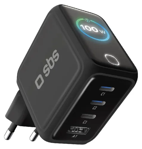 SBS Pulse Power 100W USB-C Ladegerät mit GaN-Technologie