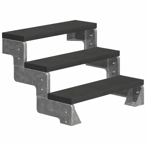 Dolle Außentreppe Gardentop 3 Stufen, anthrazit von DOLLE