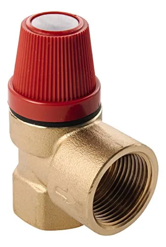 Membran-Sicherheitsventil für Heizungsanlagen | 2,5 bar | 1/2 Zoll