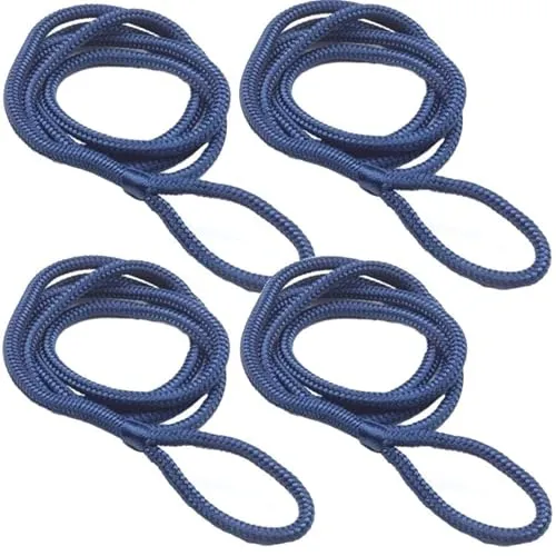 Stück Fenderleinen mit Auge 6 mm Bootsfender Fender blau 4