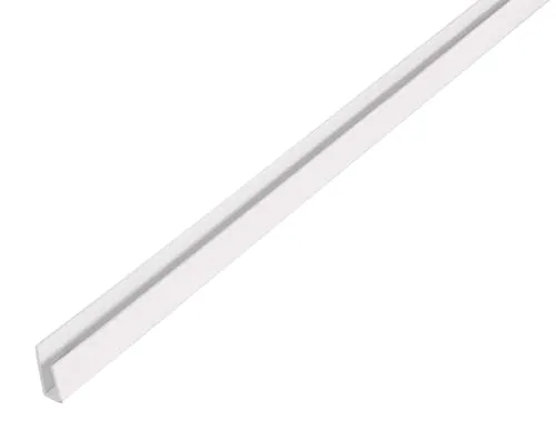 Produktbild Alberts 470548 Abschlussprofil | PVC-U, weiß | 1000 x 15 x 6 mm