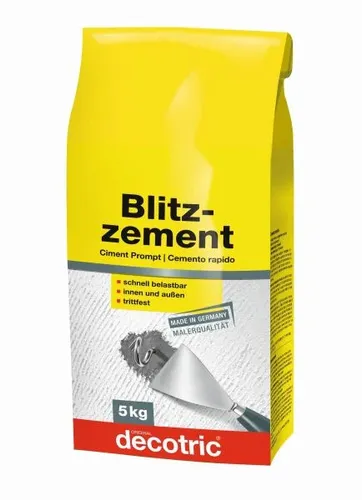 Decotric Blitzzement grau, 5 kg  Zement