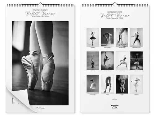 Posterlounge Kunstkalender Ballett Kalender - Ballet Dreams 2026, erhältlich als Wandkalender 2026 in verschiedenen Größen