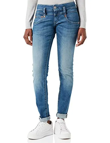 Herrlicher Damen Pitch Slim Organic Denim Jeans von Herrlicher