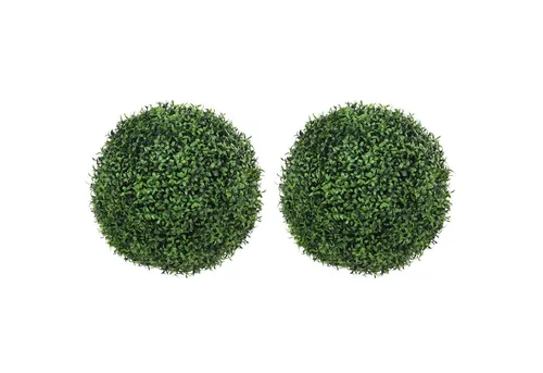 Künstliche Zimmerpflanze Set 2x Eukalyptus Kugeln 52 cm - Vielseitiges Deko-Set mit zwei eleganten künstlichen Eukalyptus-Kugeln, die Ihrem Raum einen frischen Akzent verleihen. Mit 1086 Blättern pro Kugel und UV-beständigem Material ideal für Innen und Außen. Pflegeleicht und immer frisch!