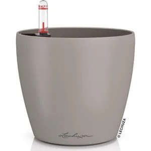 Lechuza Übertopf CLASSICO Color 14, sandbraun, Ø 15 x 14 cm, aus Kunststoff, für innen, mit Wasserspeicher