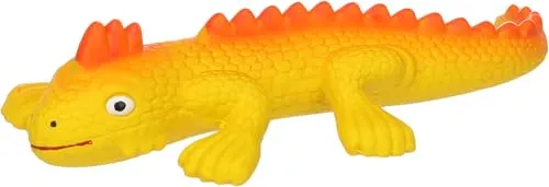 Flamingo HS Kamo Latex Eidechse GELB 11,4x23x5CM von Flamingo