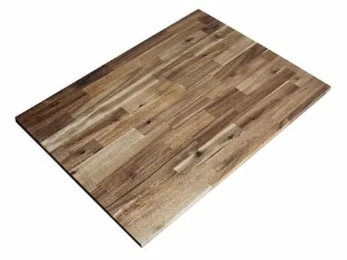 Primaster Leimholz Akazie 80 x 60 cm x 18 mm - Massivholzplatten aus hochwertigem Akazienleimholz, ideal für kreative DIY-Projekte und Möbelbau.