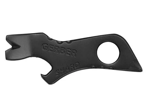 Gerber Shard Black Keychain Tool Card - Multitool für den Alltag mit 6 Funktionen, ideal für Zuhause oder unterwegs. Leicht und handlich, perfekt für den Schlüsselbund oder Gürtel.