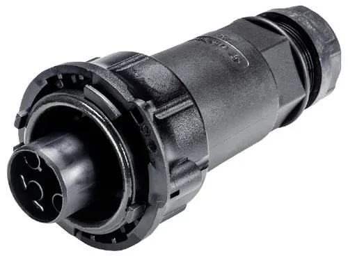 Wieland Electric 97.041.4053.1 Steckverbinder - Robuster RST POWER Steckverbinder mit 4 Polen, ideal für sichere Verbindungen bei 250 V/400 V. Perfekt für professionelle Anwendungen mit Schraubanschluss und flexiblem Kabeldurchmesser von 15-25 mm.