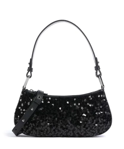 Coccinelle Merveille Schultertasche schwarz E5S3C520101-001 - Handtaschen aus hochwertigem, fein genarbtem Leder, stilvoll und ideal für jeden Anlass.