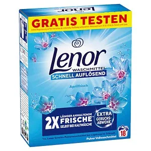Lenor Aprilfrisch Waschmittel Pulver, 0,90 kg von Lenor