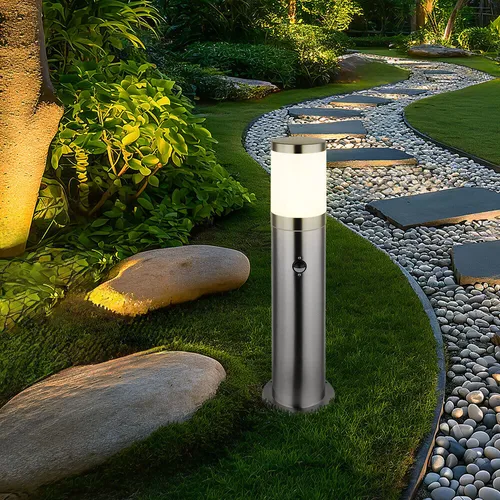 LED Sockelleuchte E27 mit Bewegungsmelder