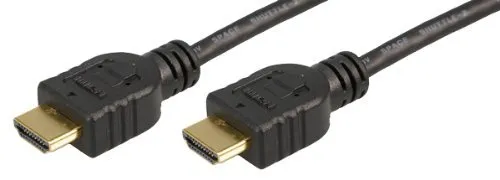 BIGtec High Speed 7,5m HDMI Kabel Full HD 1080p 7,5 m 7,50m St/St vergoldet/schwarz HDMI