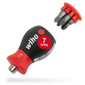 Wiha Bit-Sortiment 3801 02, 7-teilig von Wiha