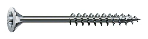Spax Senkkopfschraube T-STAR plus 12 x 280 VG Wirox - 25 Stück - Spanplattenschrauben mit innovativem T-STAR plus Antrieb für präzises Eindrehen und hohe Haltekraft, ideal für anspruchsvolle Holzverbindungen.