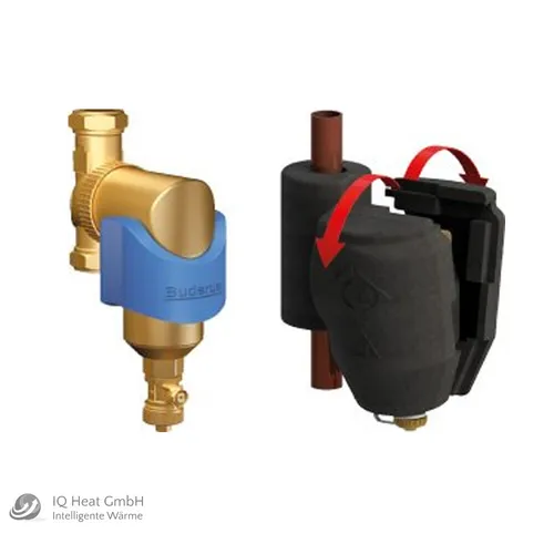 Buderus Magnetit Schlammabscheider - Wasserfiltersysteme, effektiver Schmutzfilter für Heizungsanlagen zur Vermeidung von Ablagerungen und Optimierung der Effizienz.