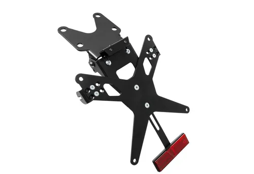 ZIEGER Kennzeichenhalter X-Line Typ 1 - Universal Kennzeichenhalter mit verstellbarem Neigungswinkel und sportlicher Optik, ideal für jeden Kennzeichentyp. Hohe Witterungsresistenz und einfache Montage, TÜV-frei.