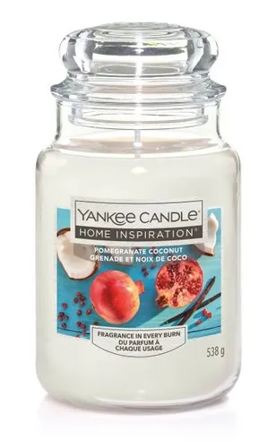 Yankee Candle Duftkerze Großes Glas Pomegranate Coconut 538 g Kerze Duft Kerze