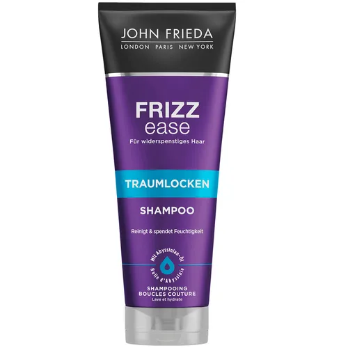 JOHN FRIEDA Frizz Ease Traumlocken Haarshampoo 250 ml - Shampoos für definierte Locken, mit Jojoba-Öl für intensive Feuchtigkeit und leichteres Styling.