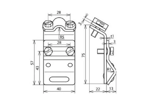 Dehn & Söhne 338009 Dachrinnenklemme NIRO